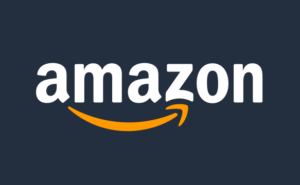 Amazon Logo on black background