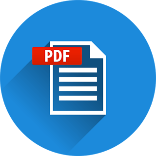 White and blue PDF file