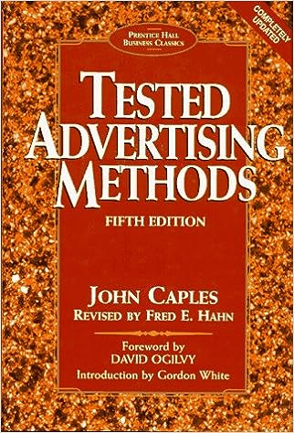 Tested Advertising Methods Book cover